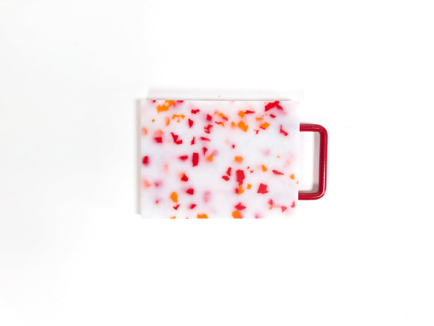 Small Cutting Board Red/White