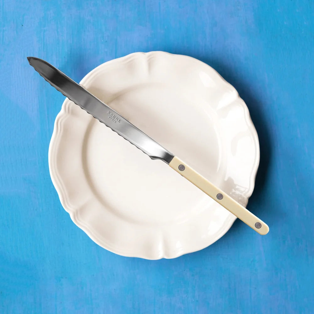 Bistrot Solid Bread Knife- Ivory