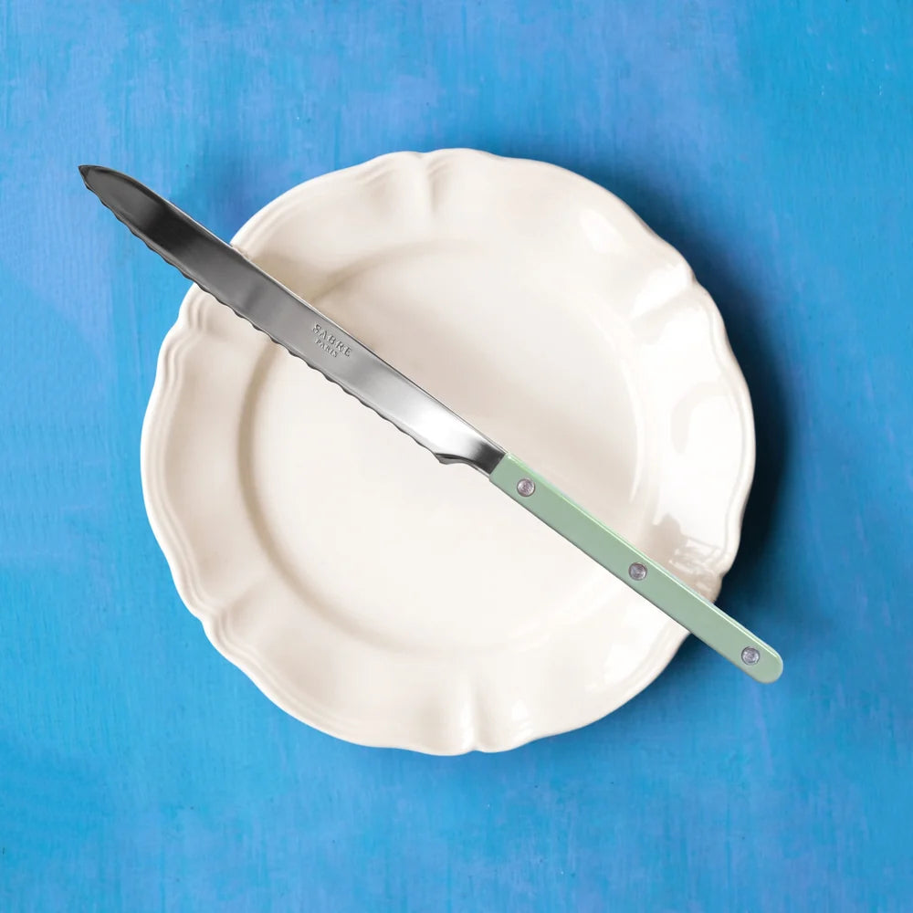 Bistrot Solid Bread Knife- Asparagus
