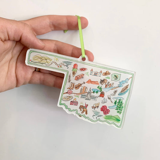 Oklahoma Icons Ornament