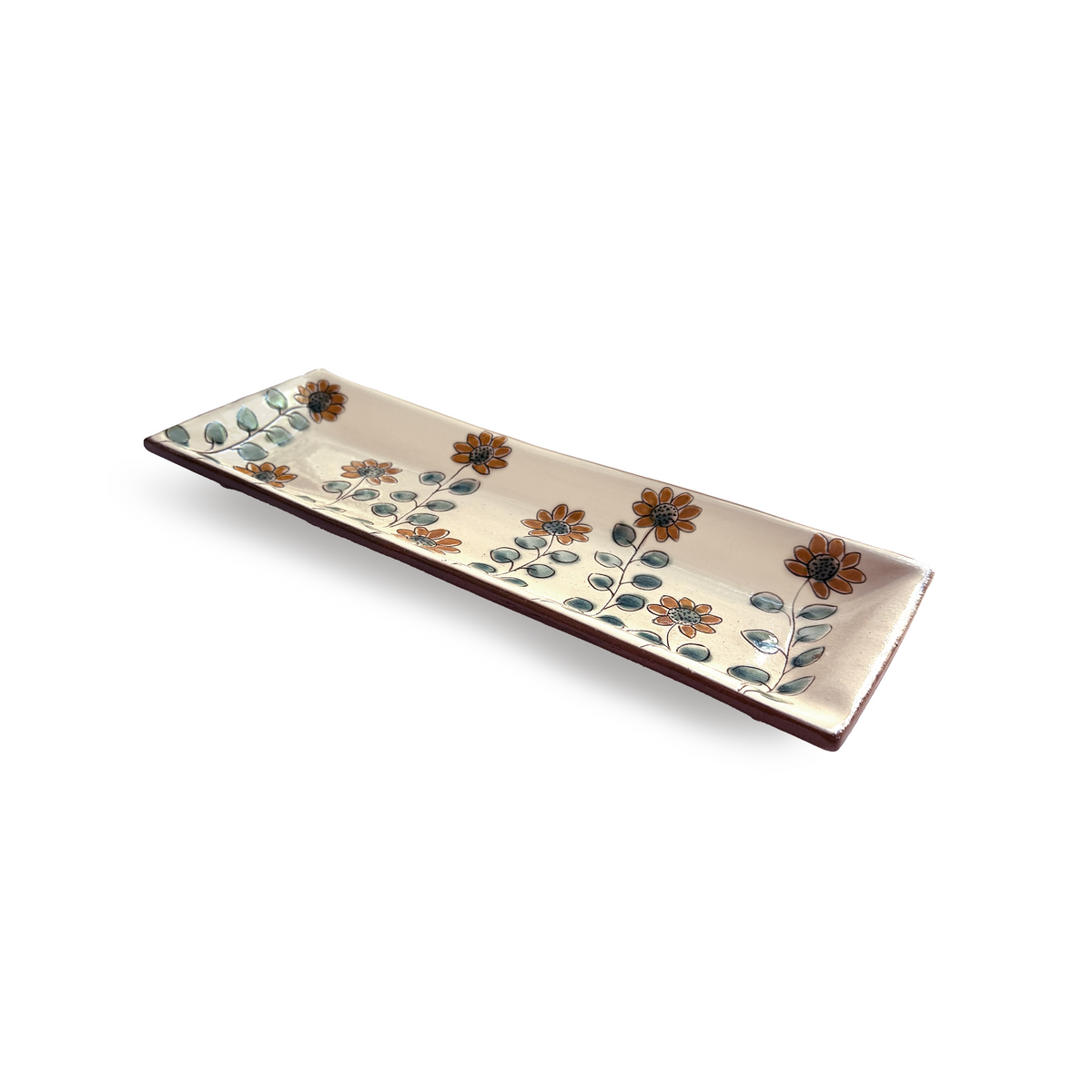 Sunflower Ceramic Tray: Scattered