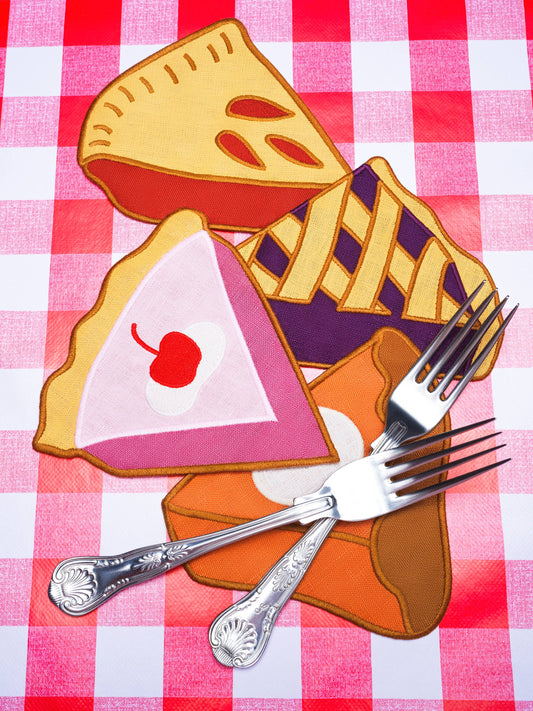 Pie Cocktail Napkins - Set of 4