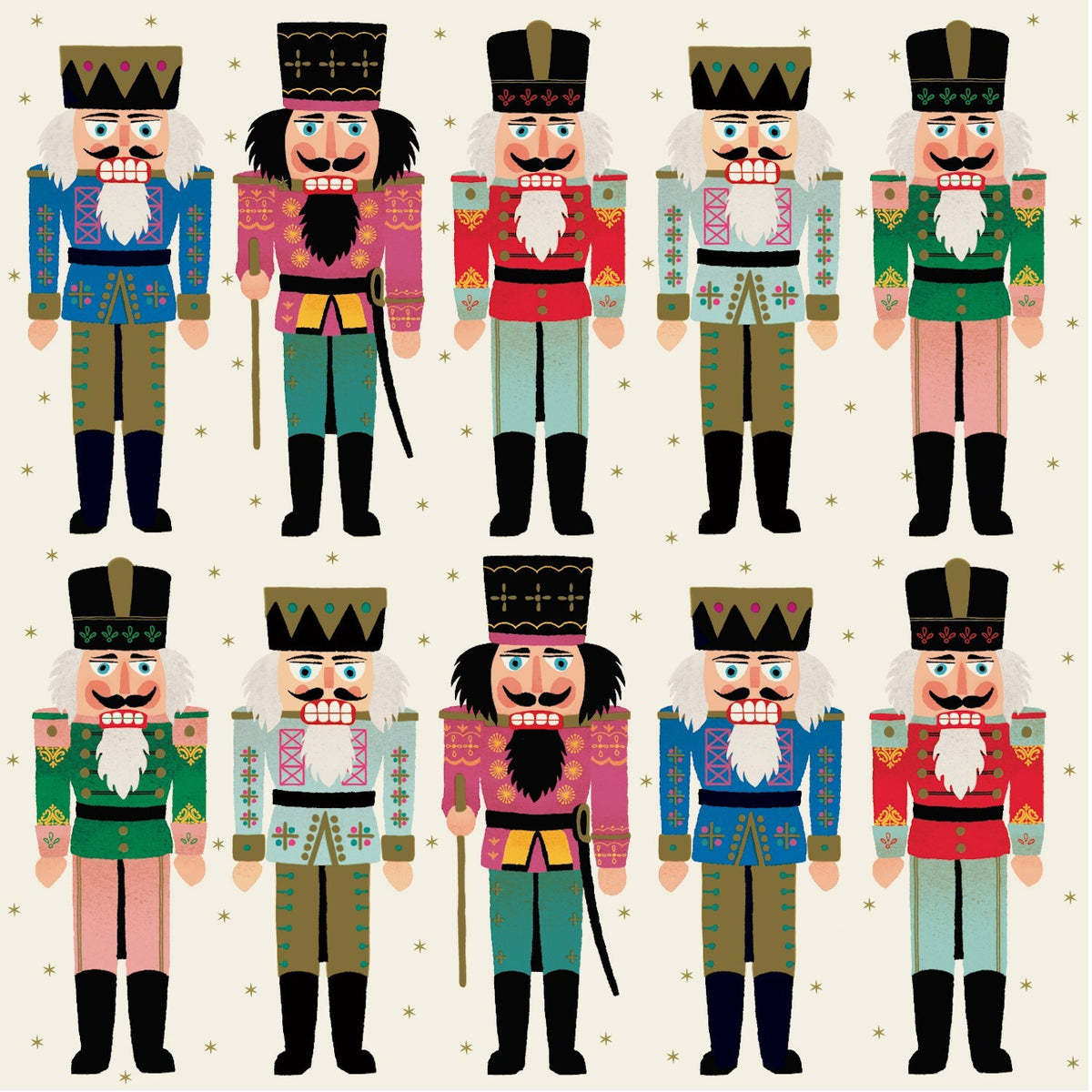 Nutcrackers Cocktail Napkin- Pack of 20