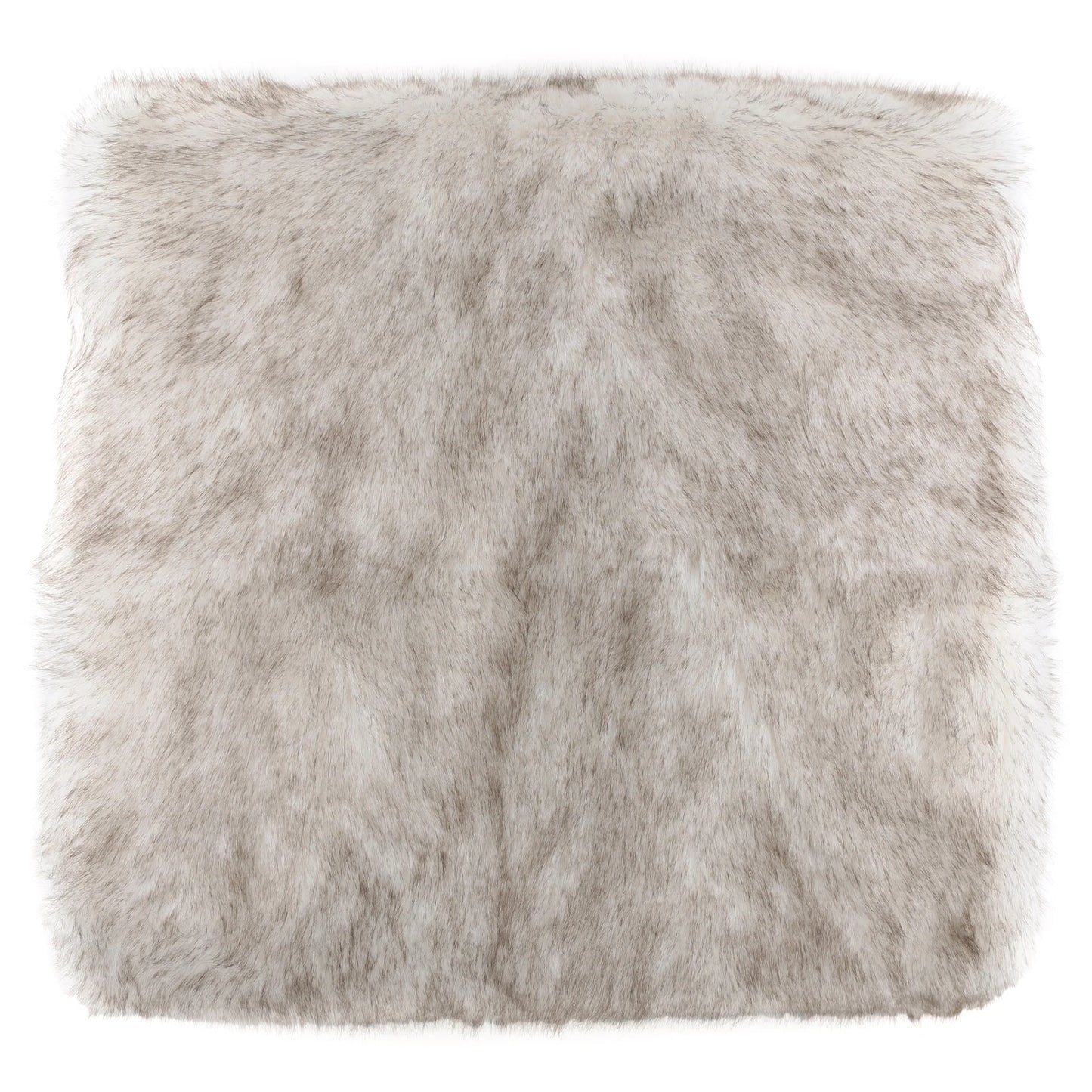 Angora Ivory Faux Fur throw