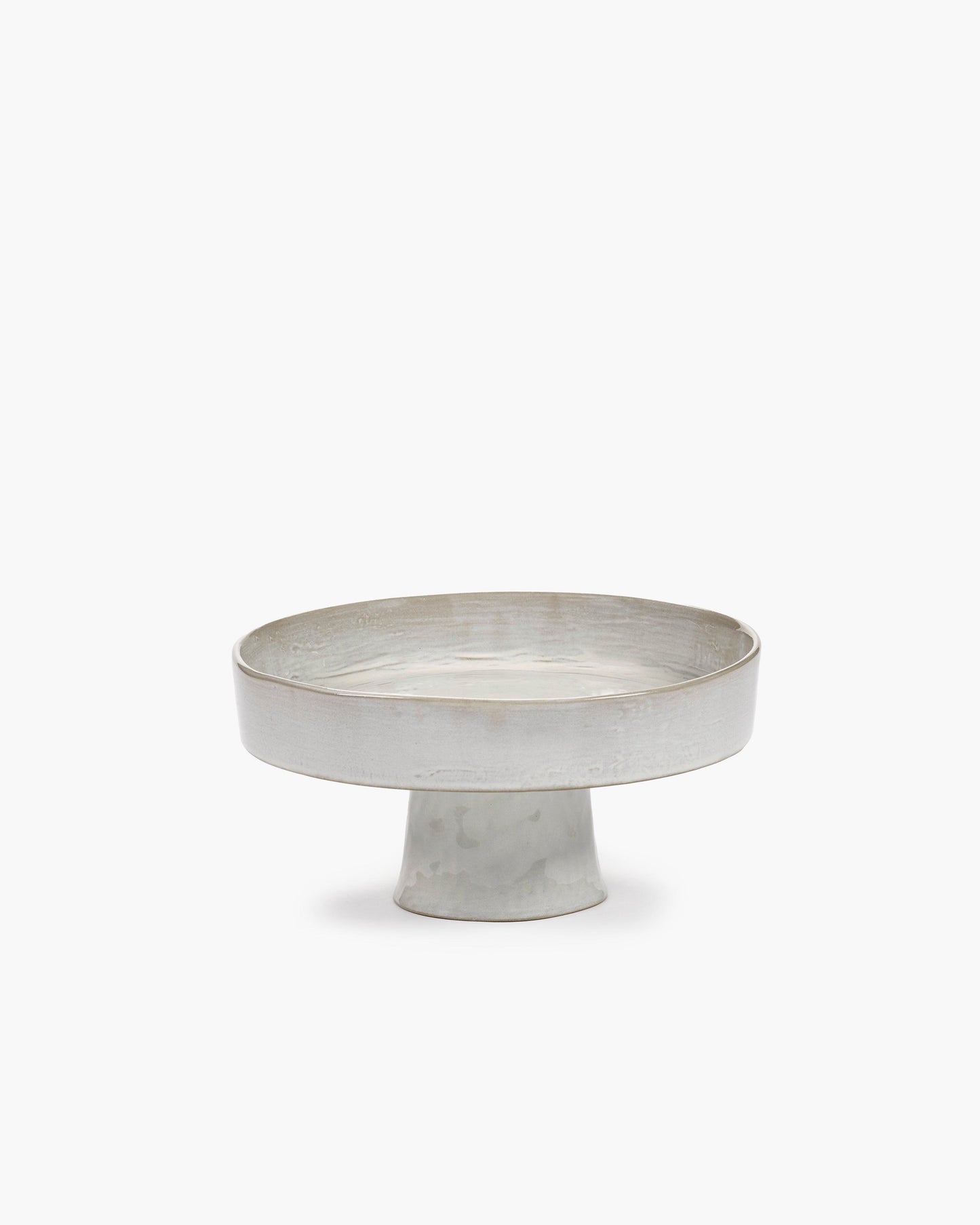 Deep Plate Footed Off White
