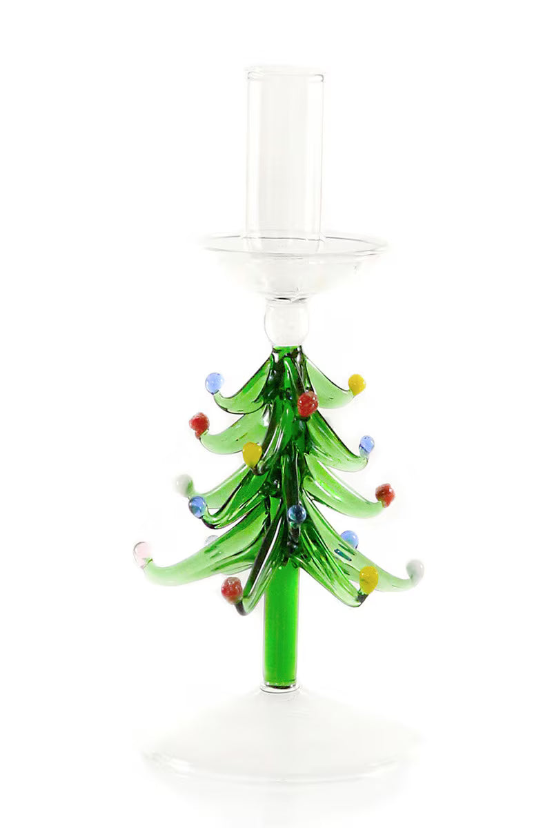 Festive Fir Candlestick