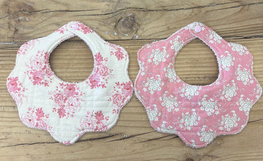 Scalloped Baby Bibs