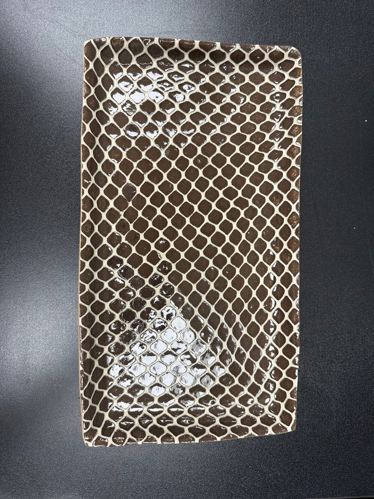 Small Stacking Rectangle Taj Chestnut