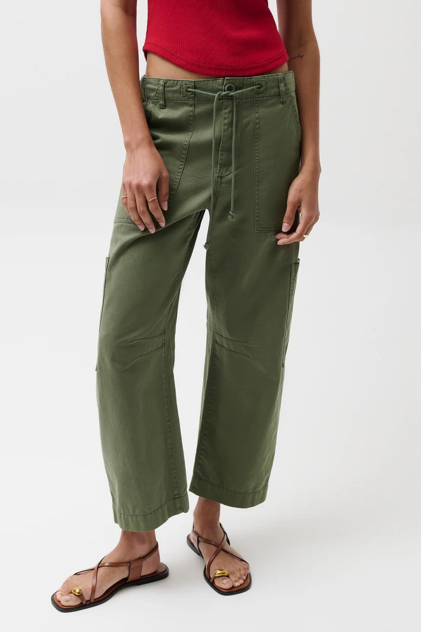 Sabrina Curved Utility Pant-Meadow
