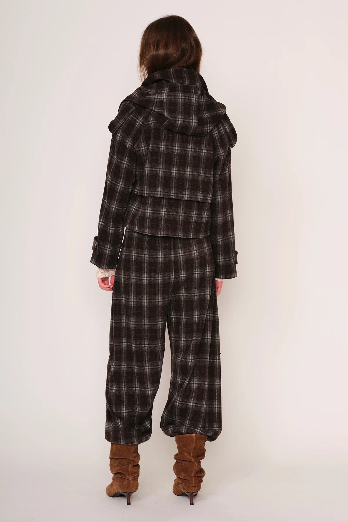 Camari Jacket- Brown Flannel