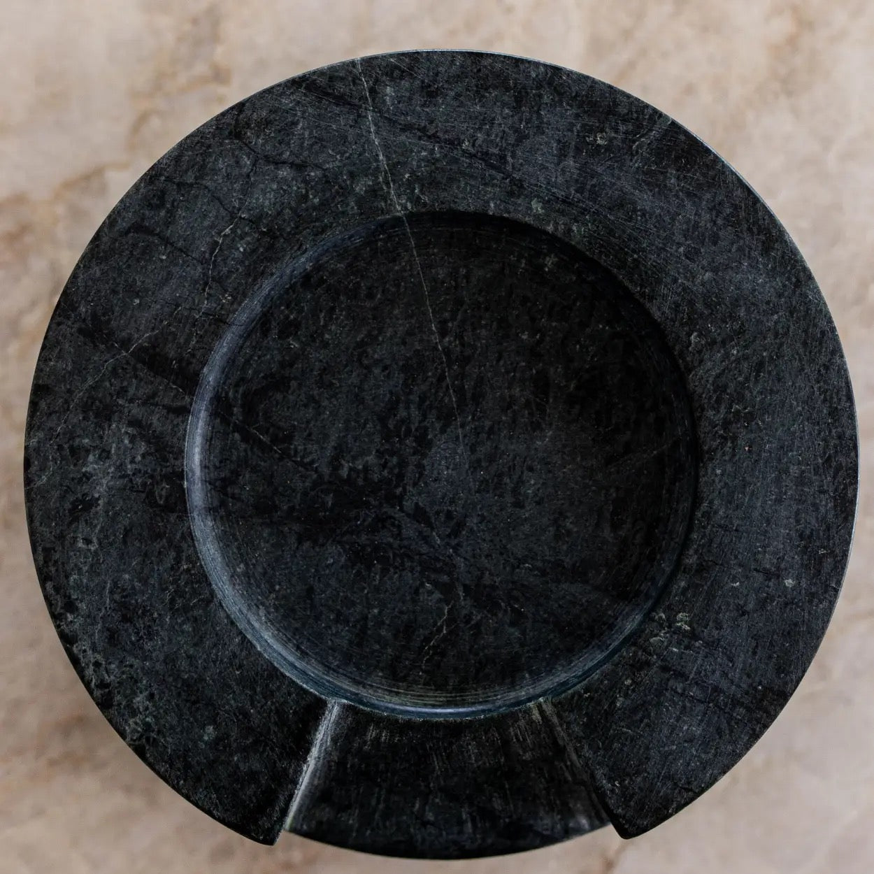 Emerald Green Marble Round Spoon Rest