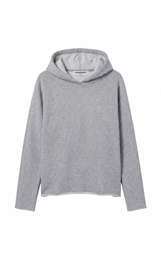 Mimi Fleece Hoodie- Heather Grey
