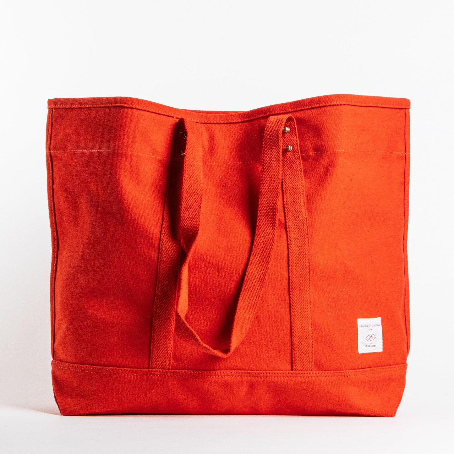 Large East West Tote Persimmon