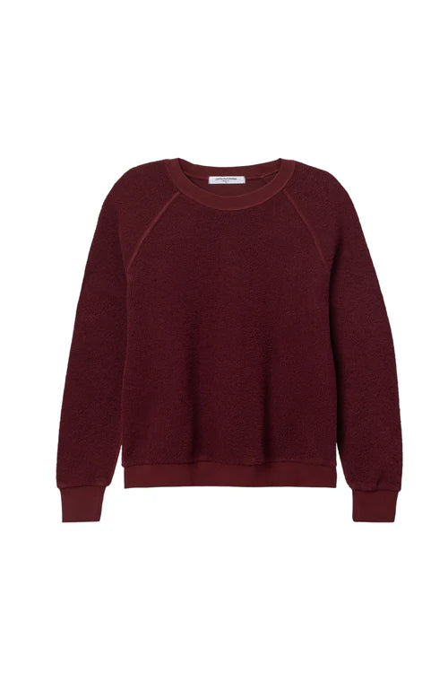 Ziggy - Inside Out Sweatshirt Shrunken Crewneck Burgundy