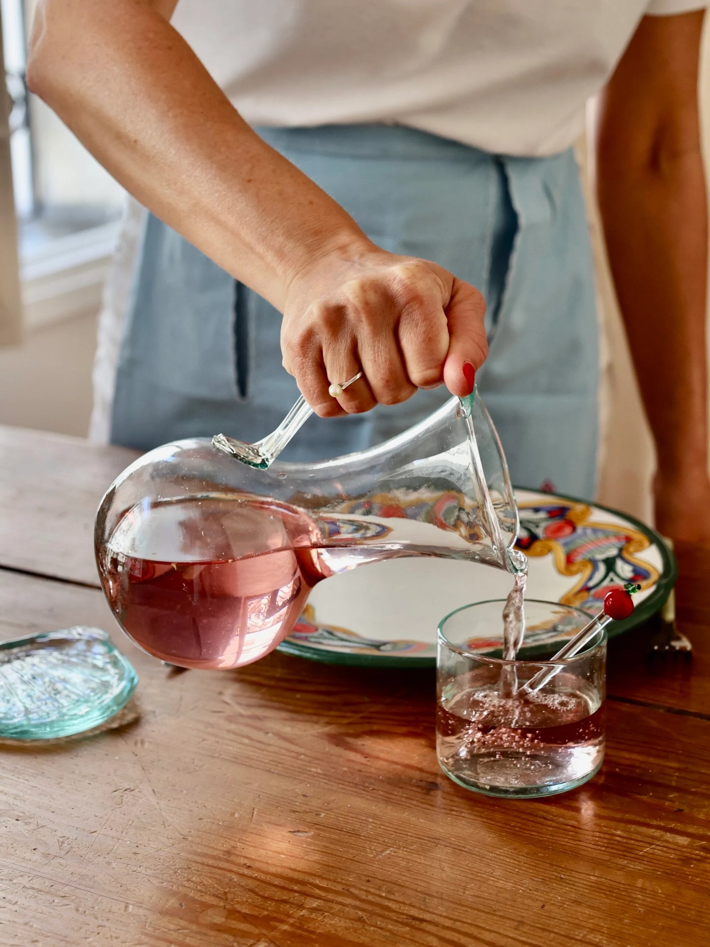 Pichet Petit Avec Anse - Small Transparent Pitcher
