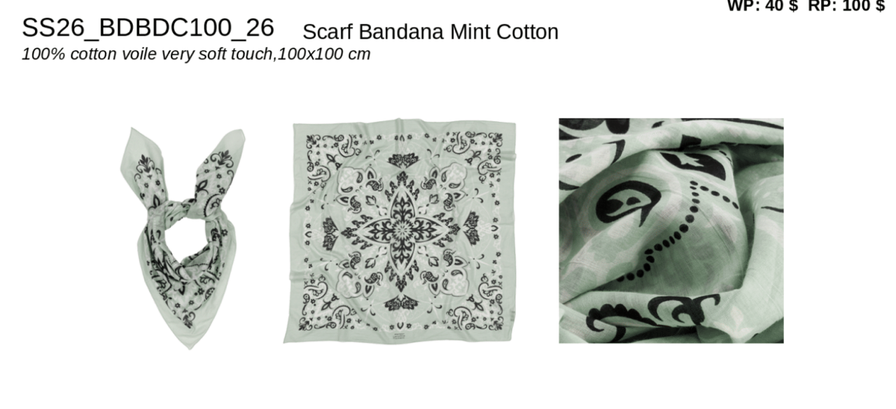 Cotton Bandana Scarf