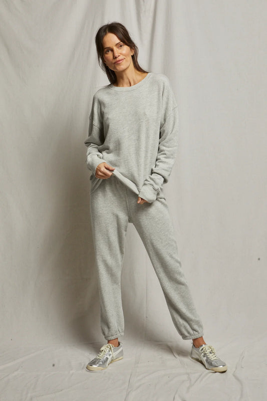 Cascia Embroidered Tyler French Terry Pullover Sweatshirt