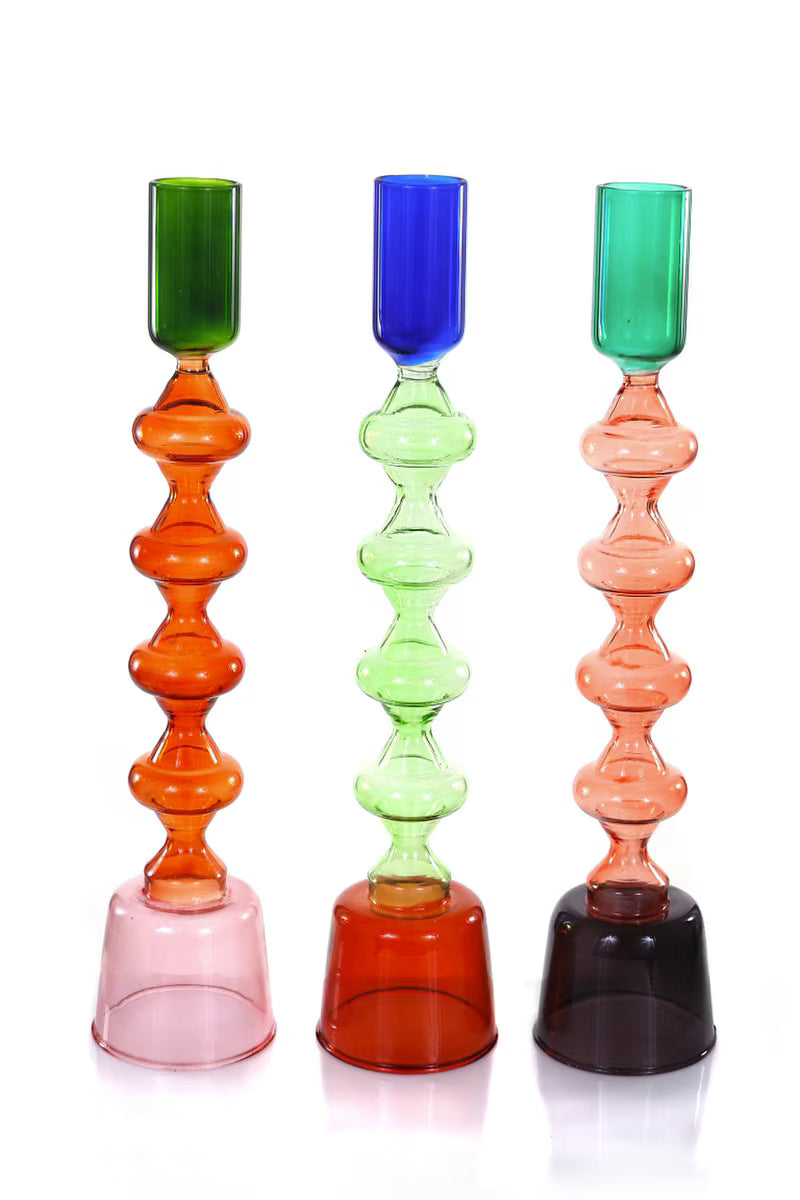 Tri Color Candlestick S/3