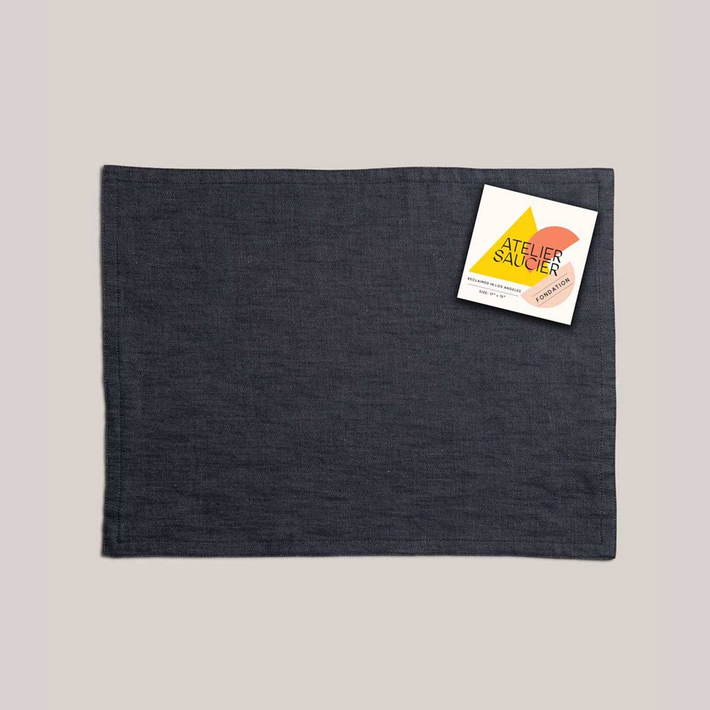 Dark Denim Reversible Placemat