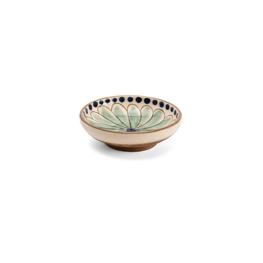 Daisy Mini Ceramic Plate: Blue
