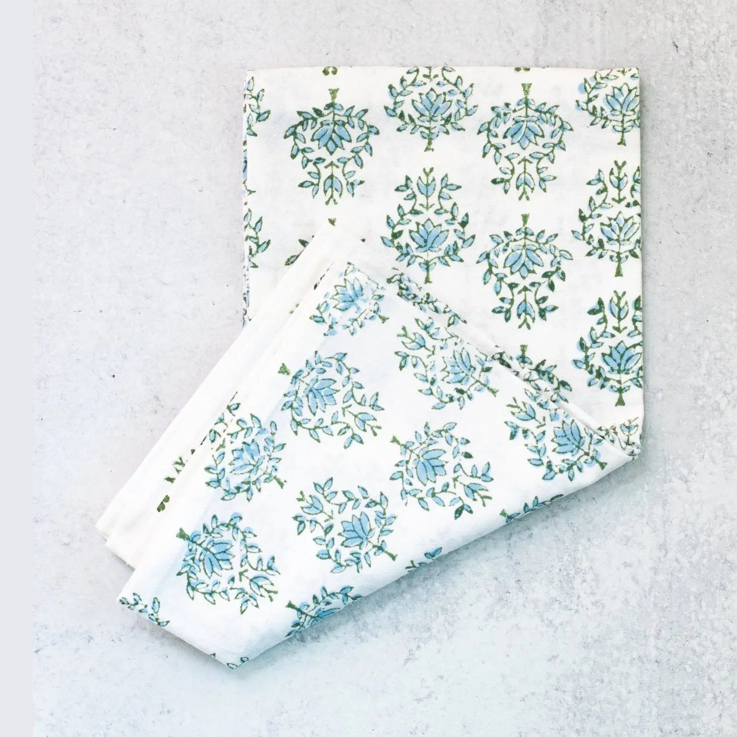 Tea Towel Lotus Pattern