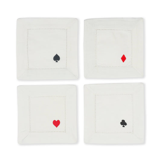 Deal of Style Embroided Cocktail Napkins