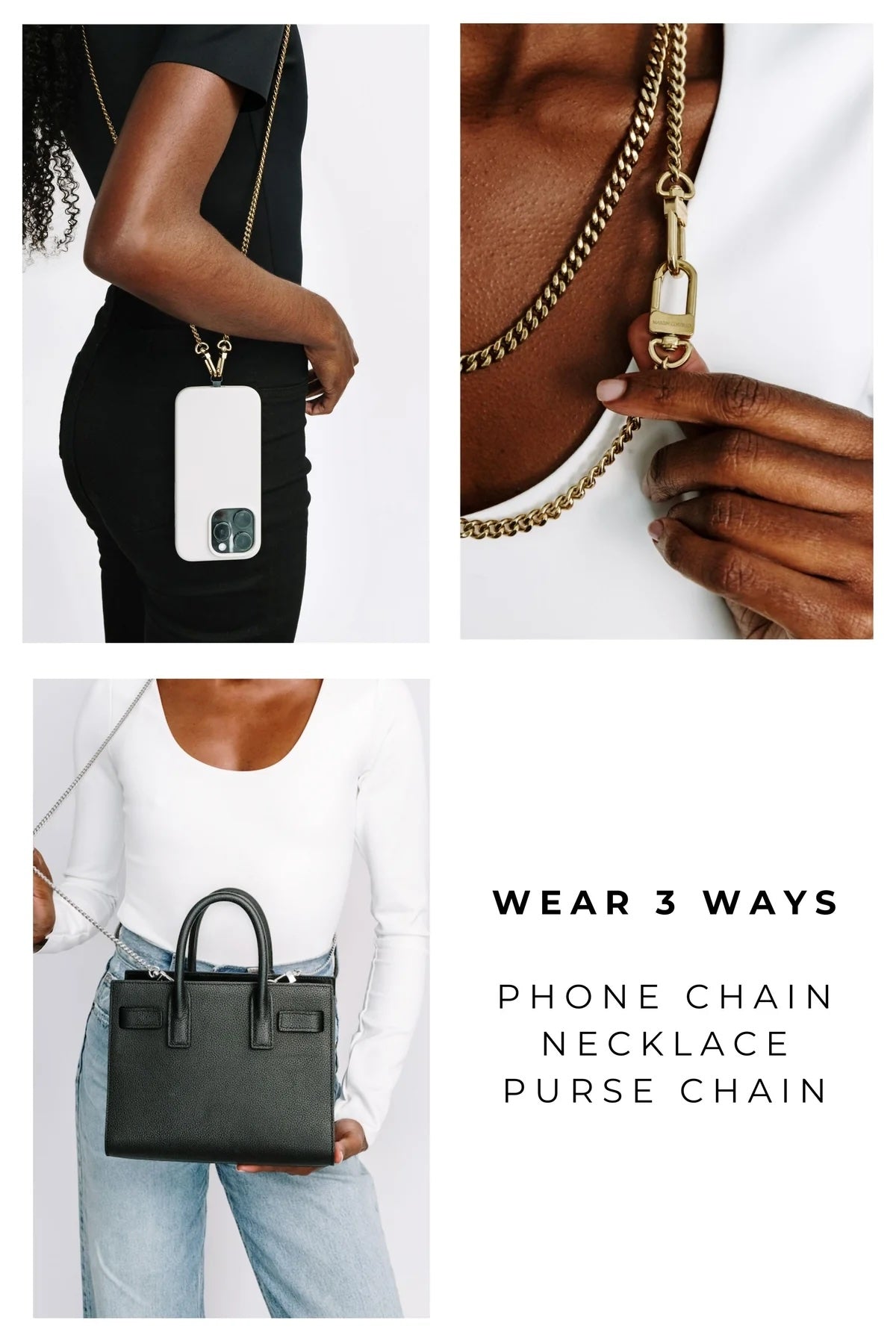 Kelsey Long Chain - Mixed Metal