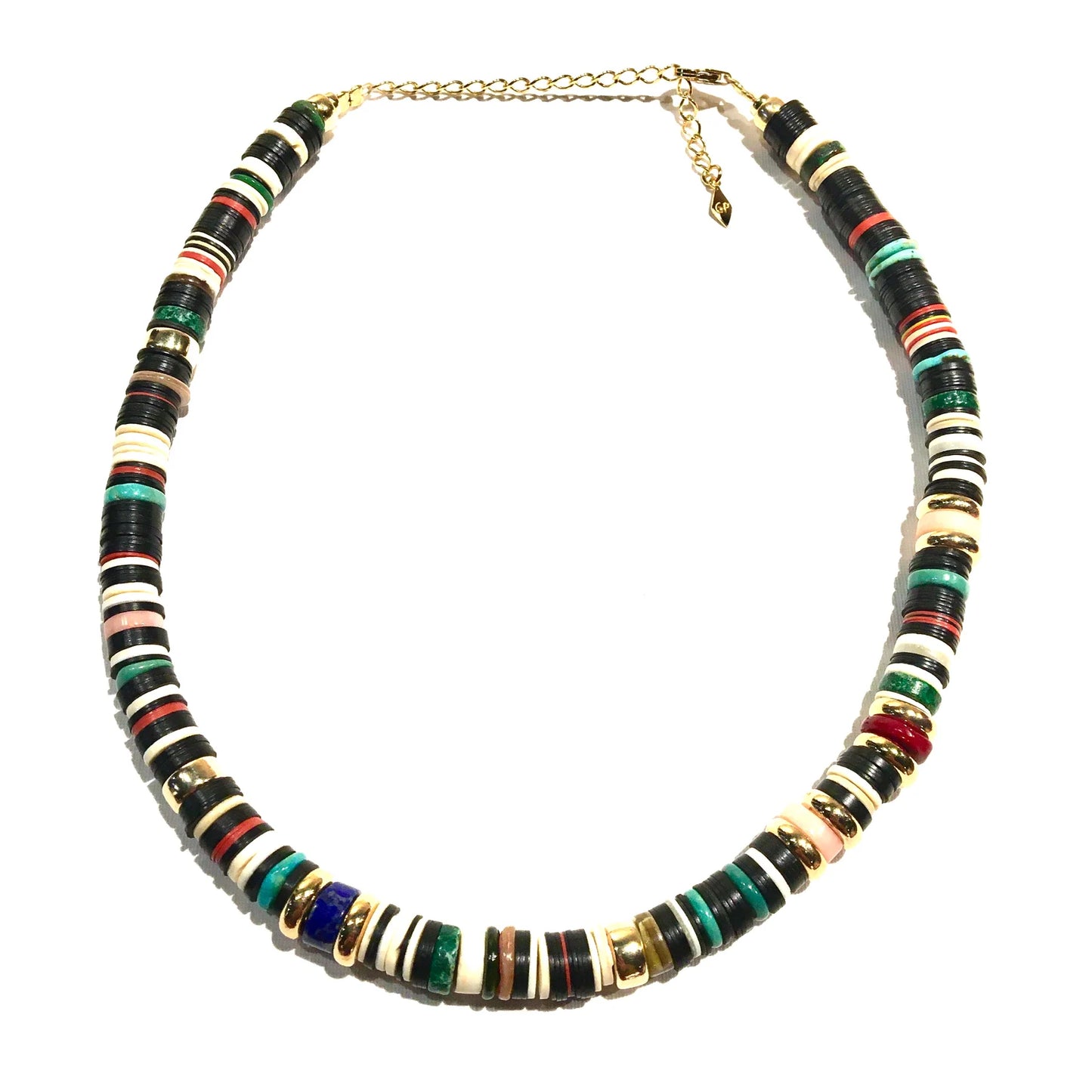 One of a Kind Beaded Necklace ( Puka)