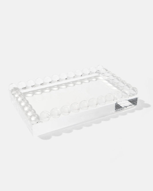 Bubble Lucite Tray Medium