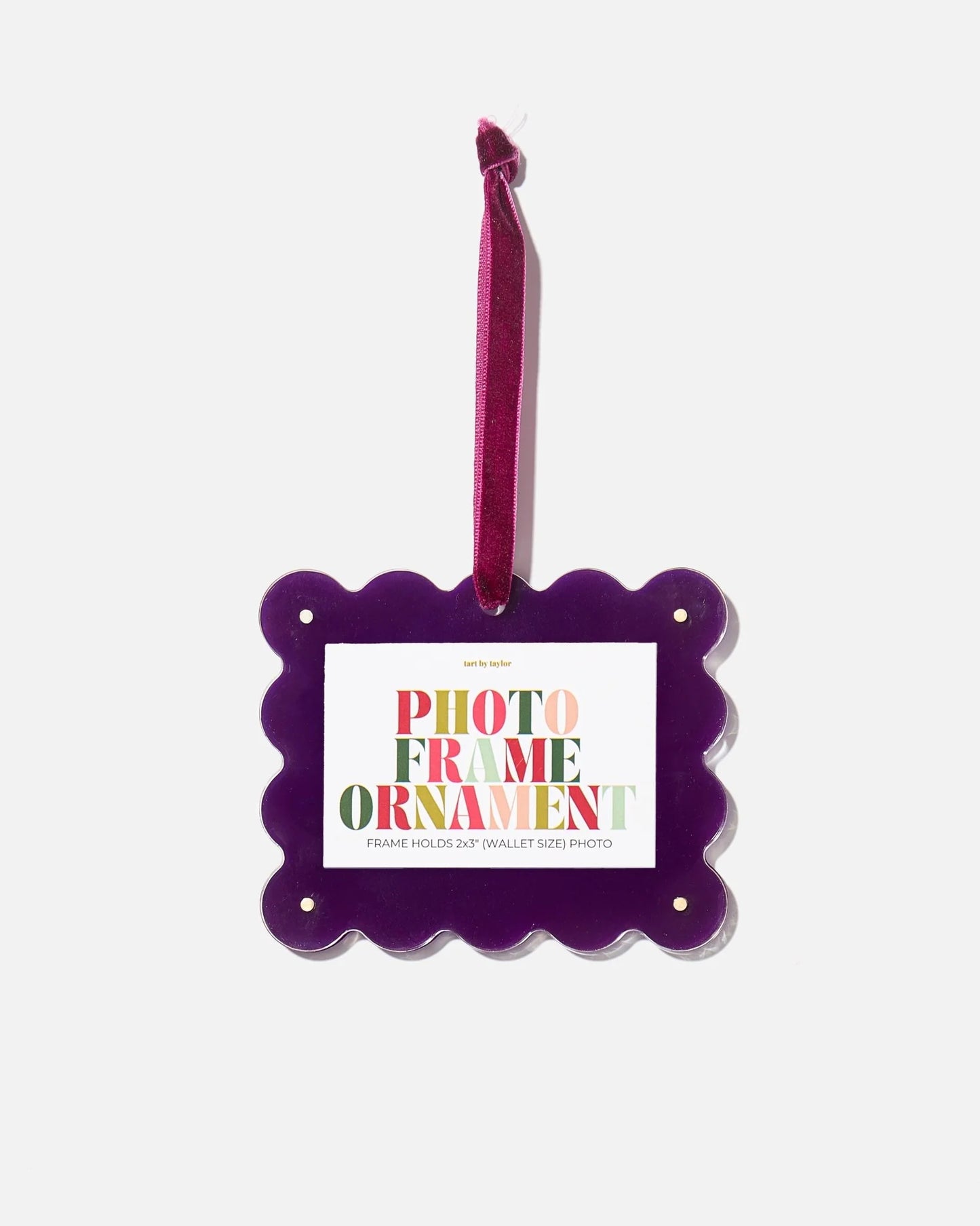 Lucite Frame Ornament