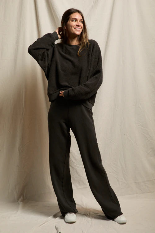 Marley Inside Out Fleece Pant - Vintage Black