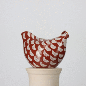 Chicken Bordeaux Spotted with White