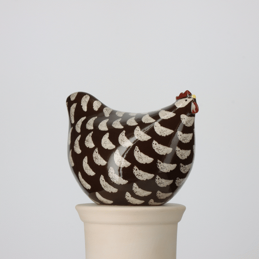 Chicken Black Spotted with White