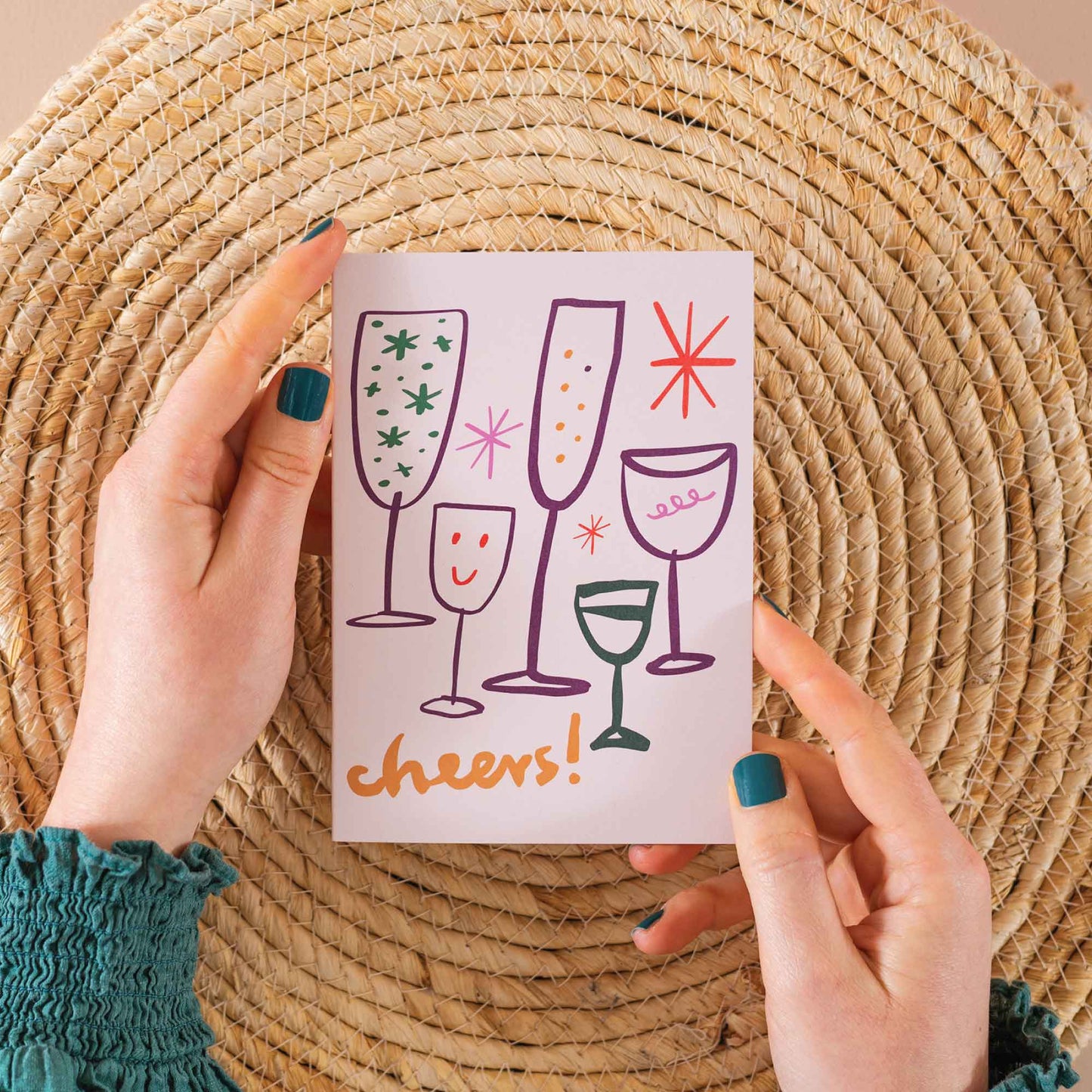 Raise a Glass Celebration Card | A6