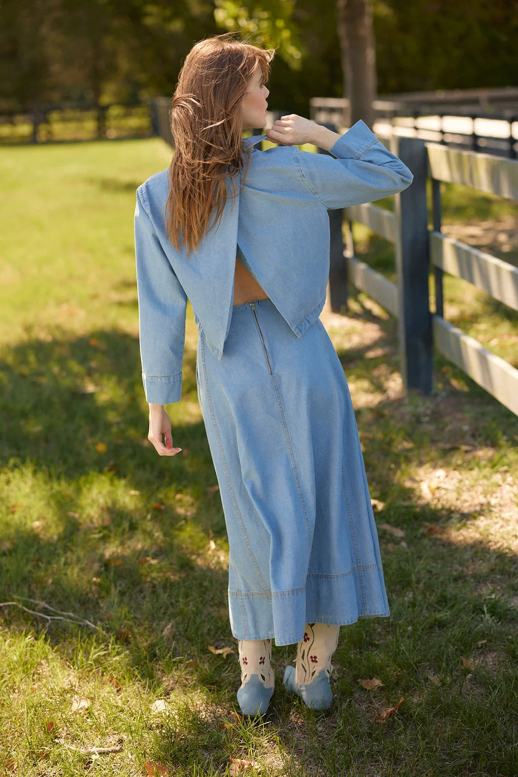 Megs Top-Denim