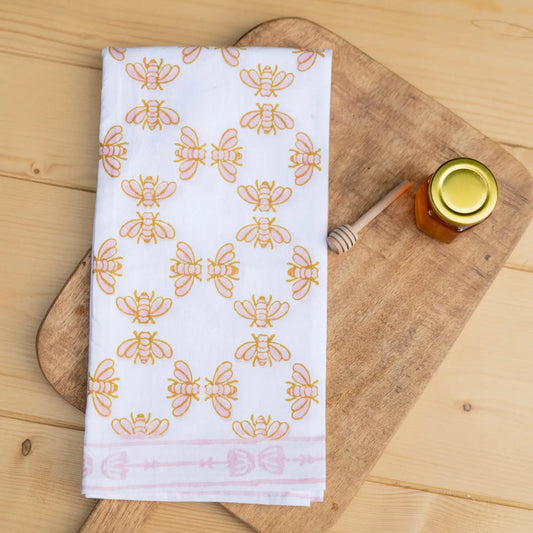 Tea Towel Honeybees