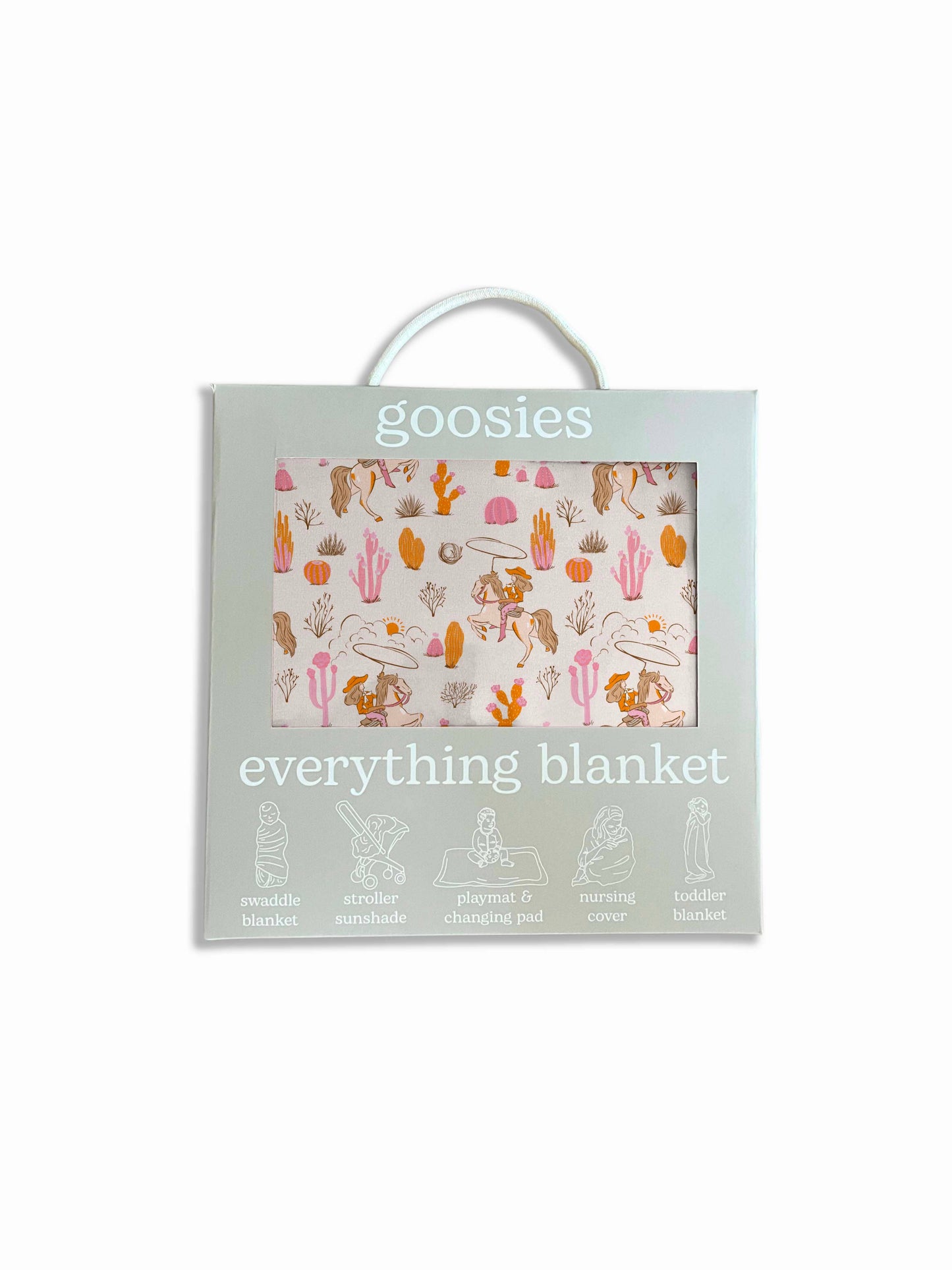 Saddle Up, Cowgirl Toile - Everything Blanket