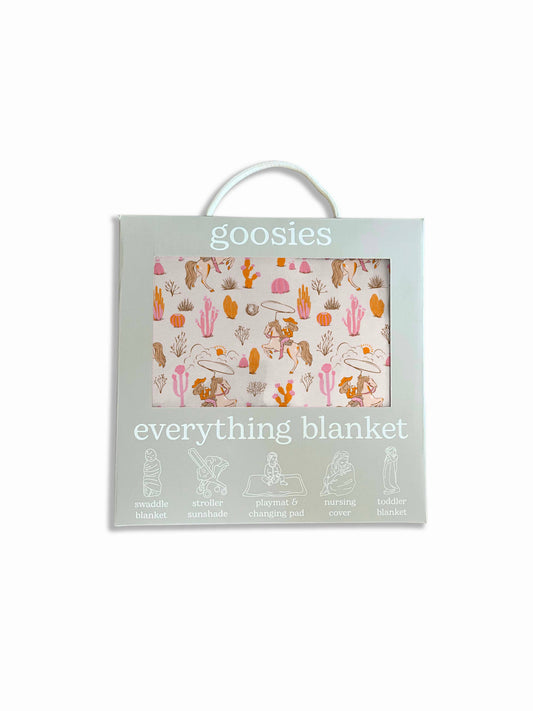 Saddle Up, Cowgirl Toile - Everything Blanket