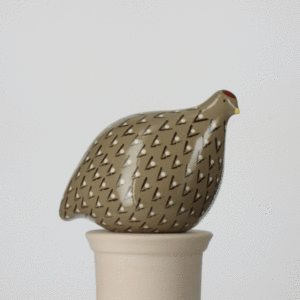 Quail Grey with Black Spots