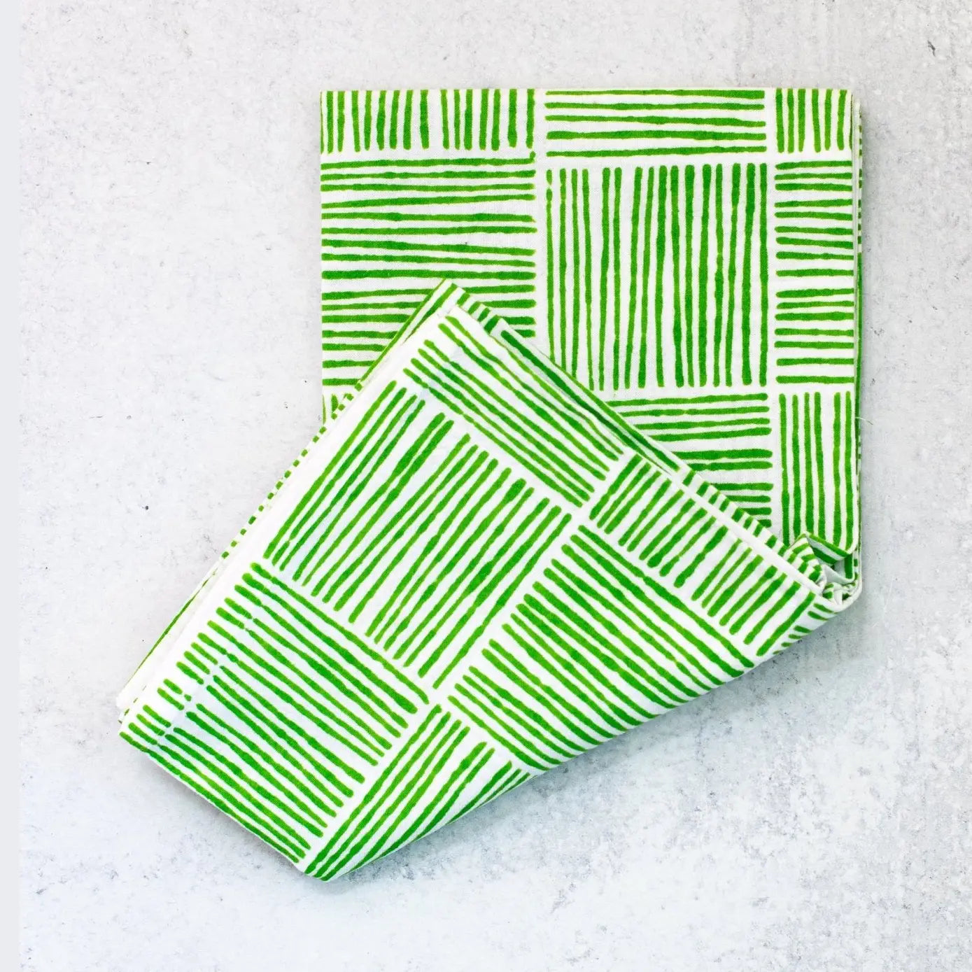 Tea Towel - Striped, Vine