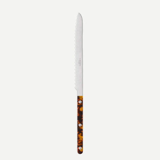 Bistrot Solid Bread Knife- Faux Tortoise