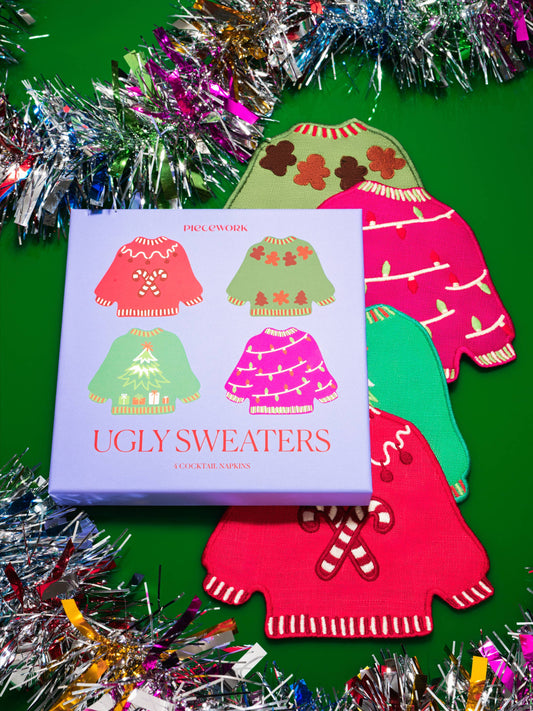 🎄NEW🎄Ugly Sweaters Cocktail Napkins