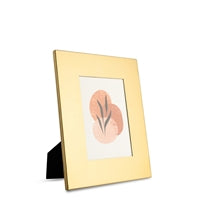 STAINLESS STEEL PICTURE FRAME GOLD 5X7 - GOLD