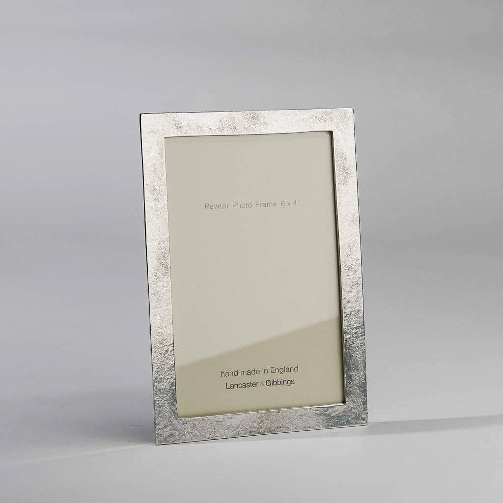 Hand Cast Pewter Photo Frame 4x6