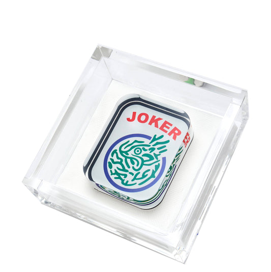 COCKTAIL NAPKIN HOLDER - MAHJONG