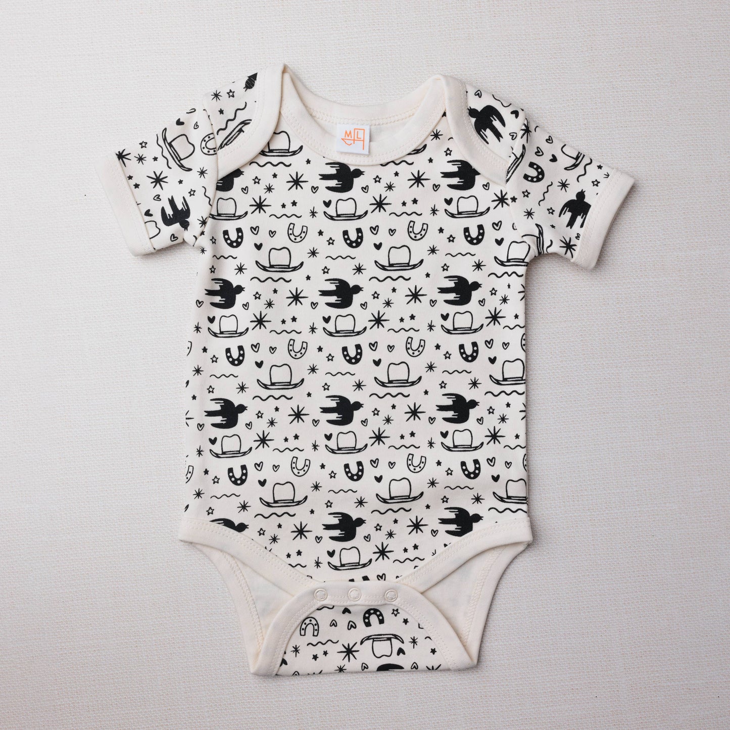 Ranch Hand & Happy Howdy Bib + Bodysuit Set