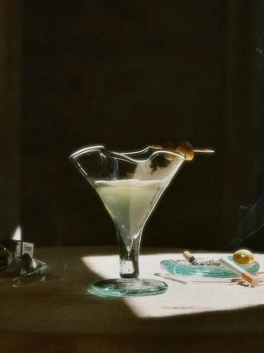 Verre Foulard Martini Glass