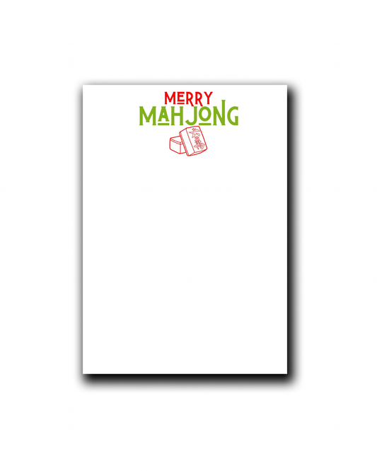 Merry Mahjong Notepad