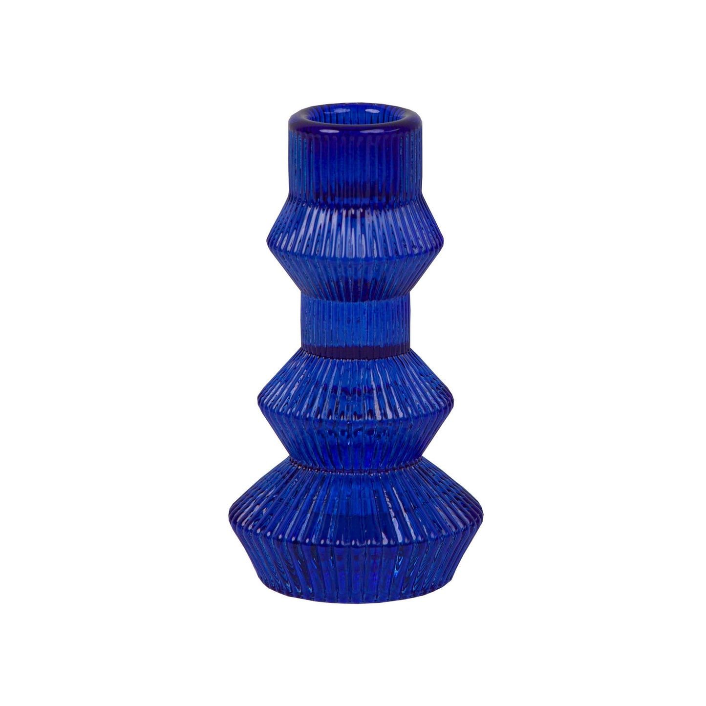 Ribbed 3-Tier Candle Holders