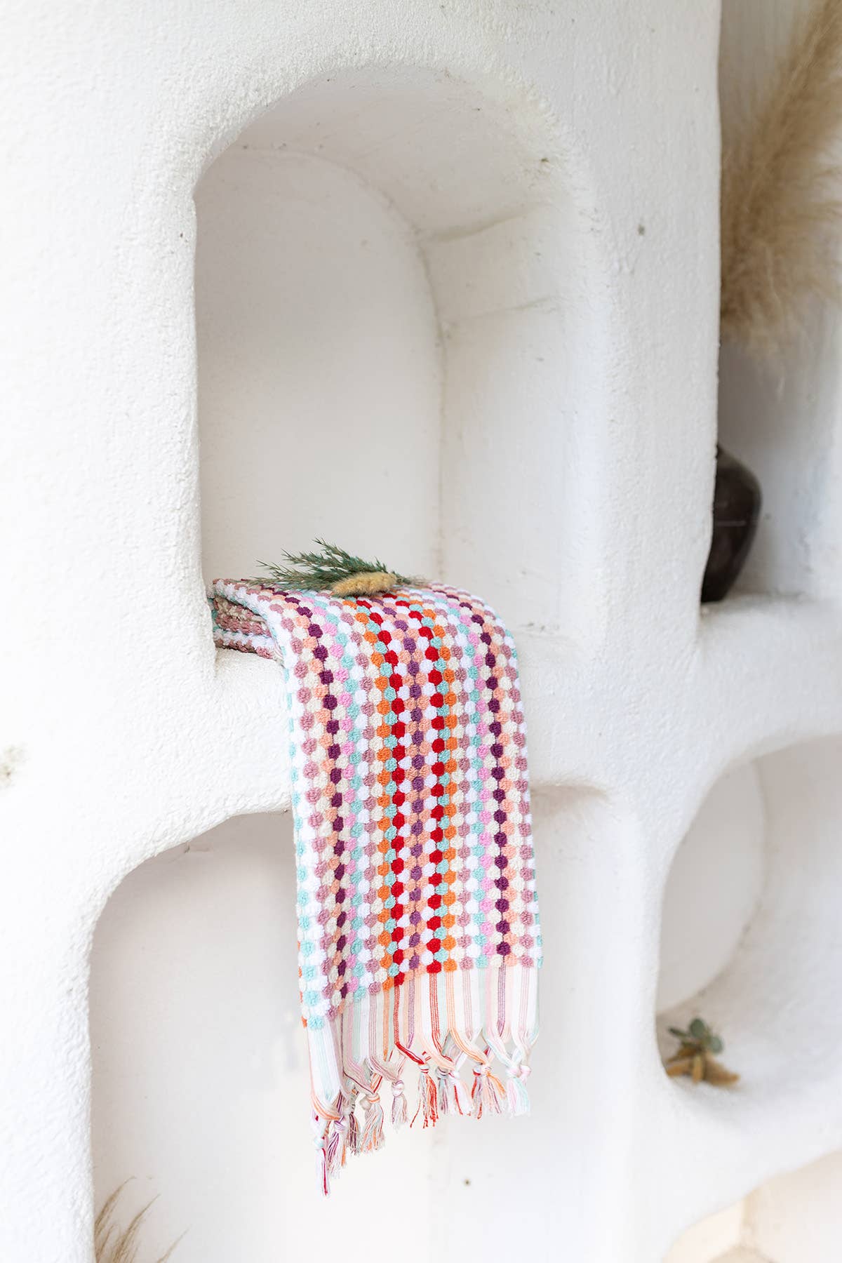 Pompom Bubble Handloomed Turkish Hand Towels
